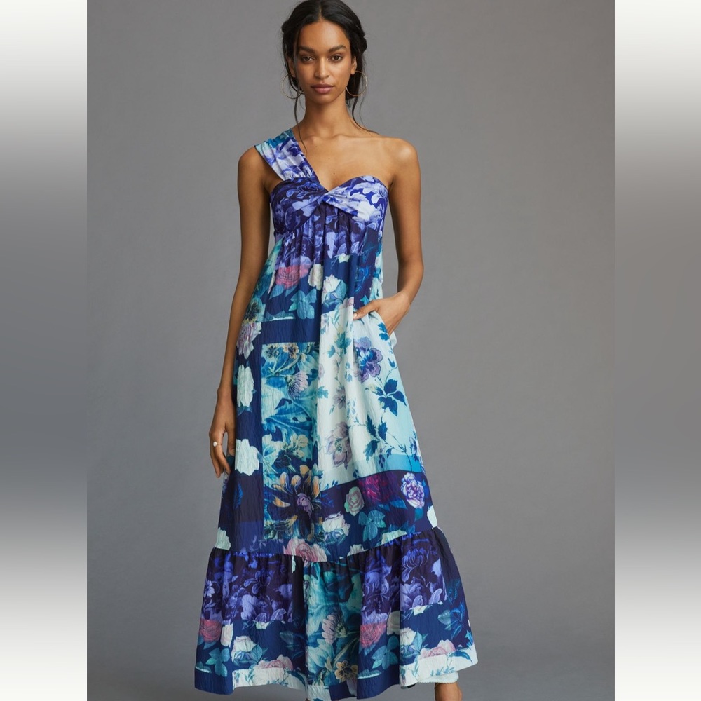 Maeve One Shoulder Maxi Dress XL